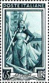 Storia della Canapa in Italia: francobollo