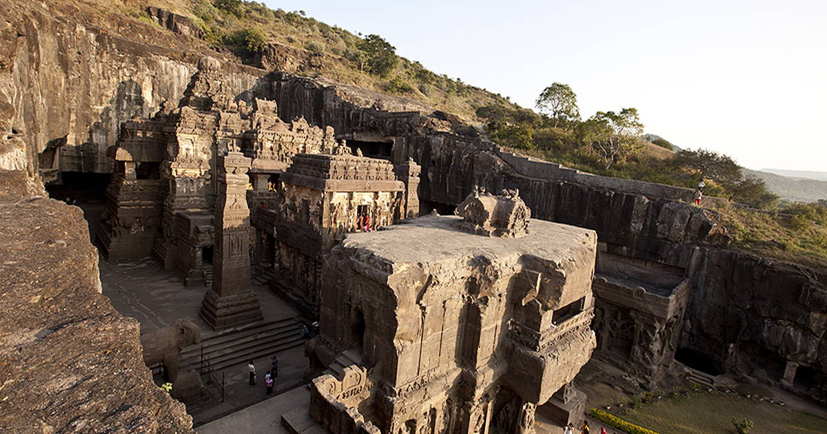 Grotte di Ellora (India): conservate con la Canapa per 1500 anni